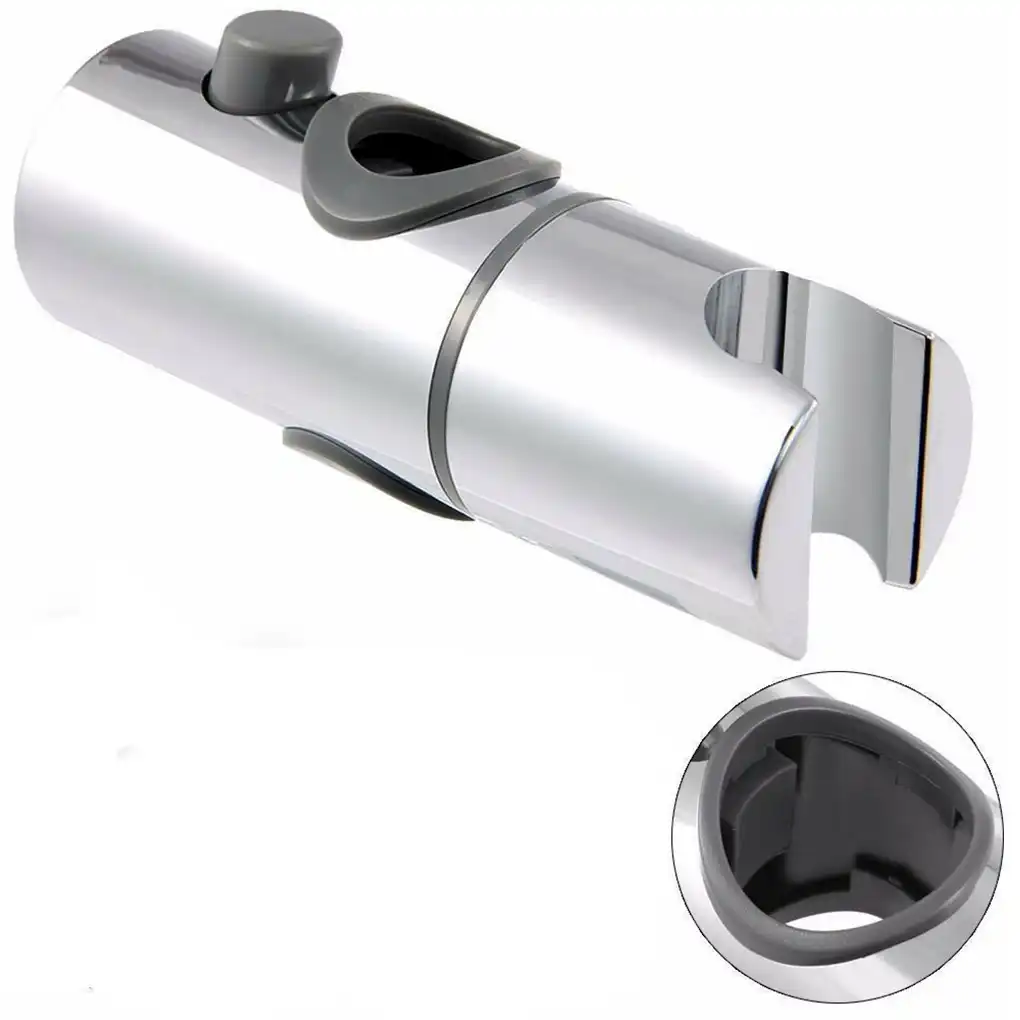 25mm Universal Hand Shower Rail Head Slider Holder Bracket Holder Slider Clamp Bathroom Abs Adjustable Rail Slider 19 25mm Hot Shower Mounting Brackets Aliexpress