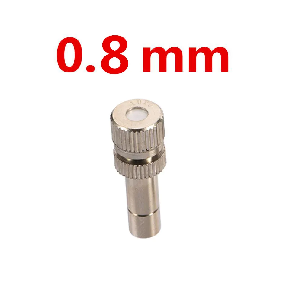 0.1-0.8mm Low Pressure Fine Misting Nozzles Disinfection landscaping Cooling Humidification Atomization Sprayers 3Pcs 