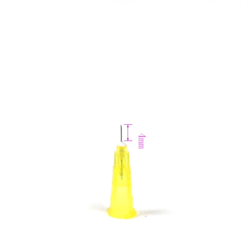 Small Needle 30G Needle 13mm Disposable Superfine 4mm Small Yellow Needle Beauty Care Acne 25mm 20pcs