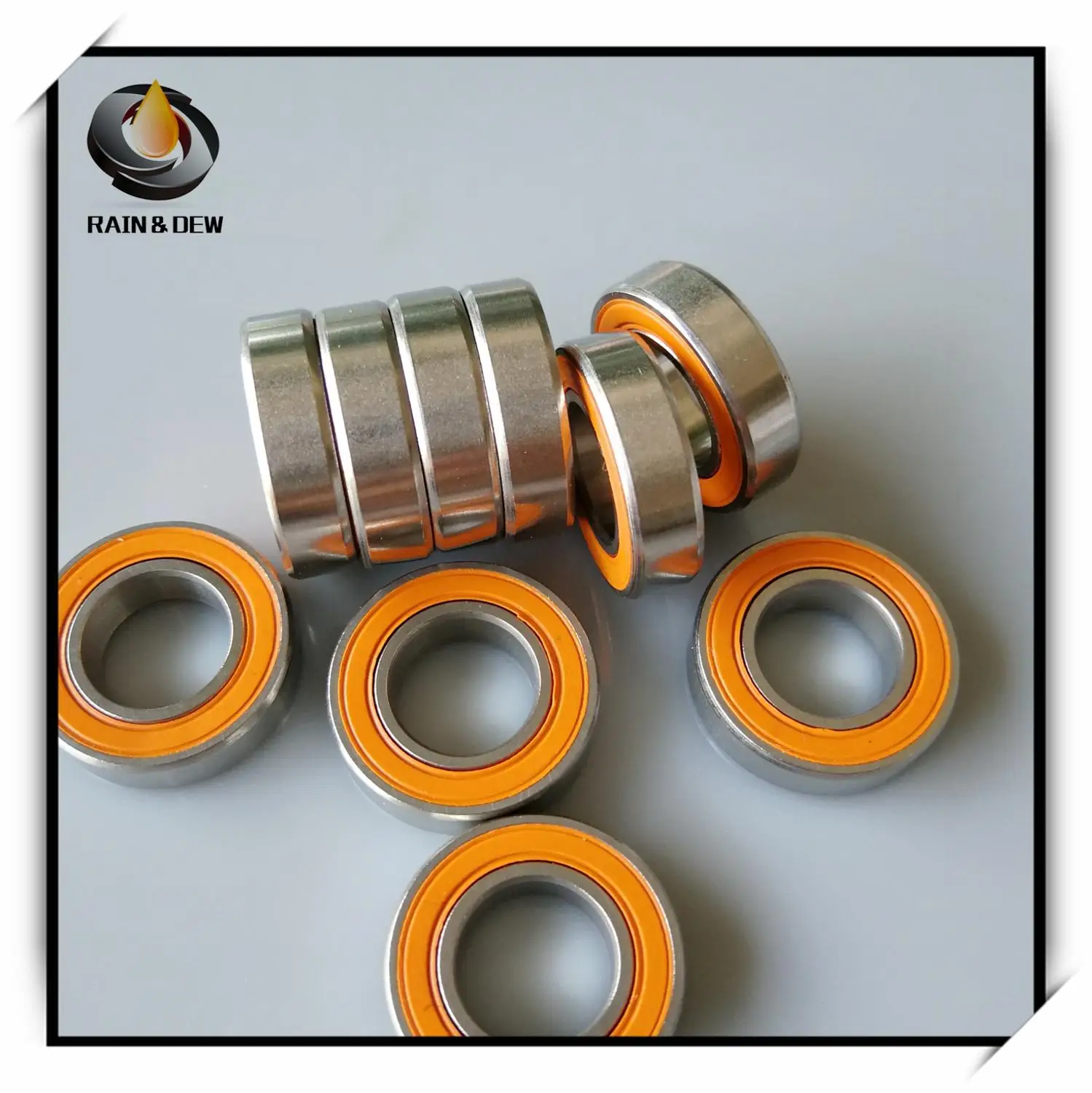 2 шт. S6800 2RS CB ABEC7 10x19x5 мм 6800 Гибридный Керамический шарикоподшипник из нержавеющей