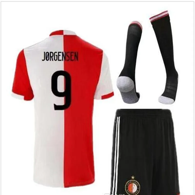 Новое поступление, комплект для взрослых, футболка 19 20 Feyenoord, футболка для футбола, высокое качество, новинка, JORGENSEN VILHENA V. PERSIE, 10 дней - Цвет: shirt