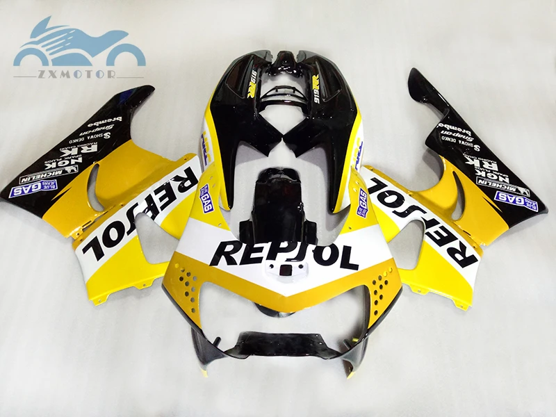 ABS Пластиковый обтекатель комплект Подходит для Honda CBR900RR919 1998 1999 CBR 900RR919 98 99 послепродажный черный желтый белый обтекатель наборы JK15