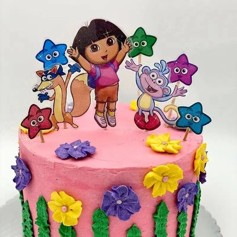 Omilut Decoration De Gateaux Pour Enfants Fournitures De Decoration Pour Fete D Anniversaire Fete Prenatale Pour Filles 11 Pieces Aliexpress Maison Animalerie