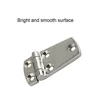 2PCS 316 Stainless Steel Boat Short Side Hinge With 5 Holes 57mm 70mm Heavy Duty Marine Short Side Hinges 5