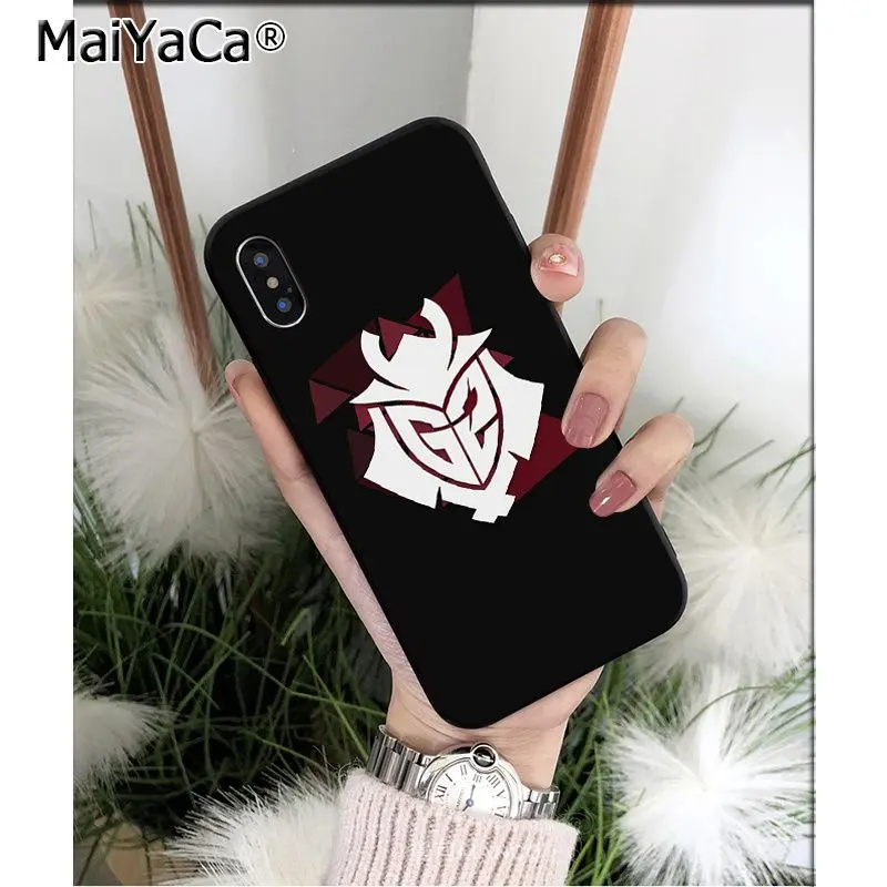 MaiYaCa G2 Esports Club ТПУ Мягкий силиконовый чехол для телефона чехол для Apple iPhone 8 7 6 6S Plus X XS MAX 5 5S SE XR 11 11pro max чехол