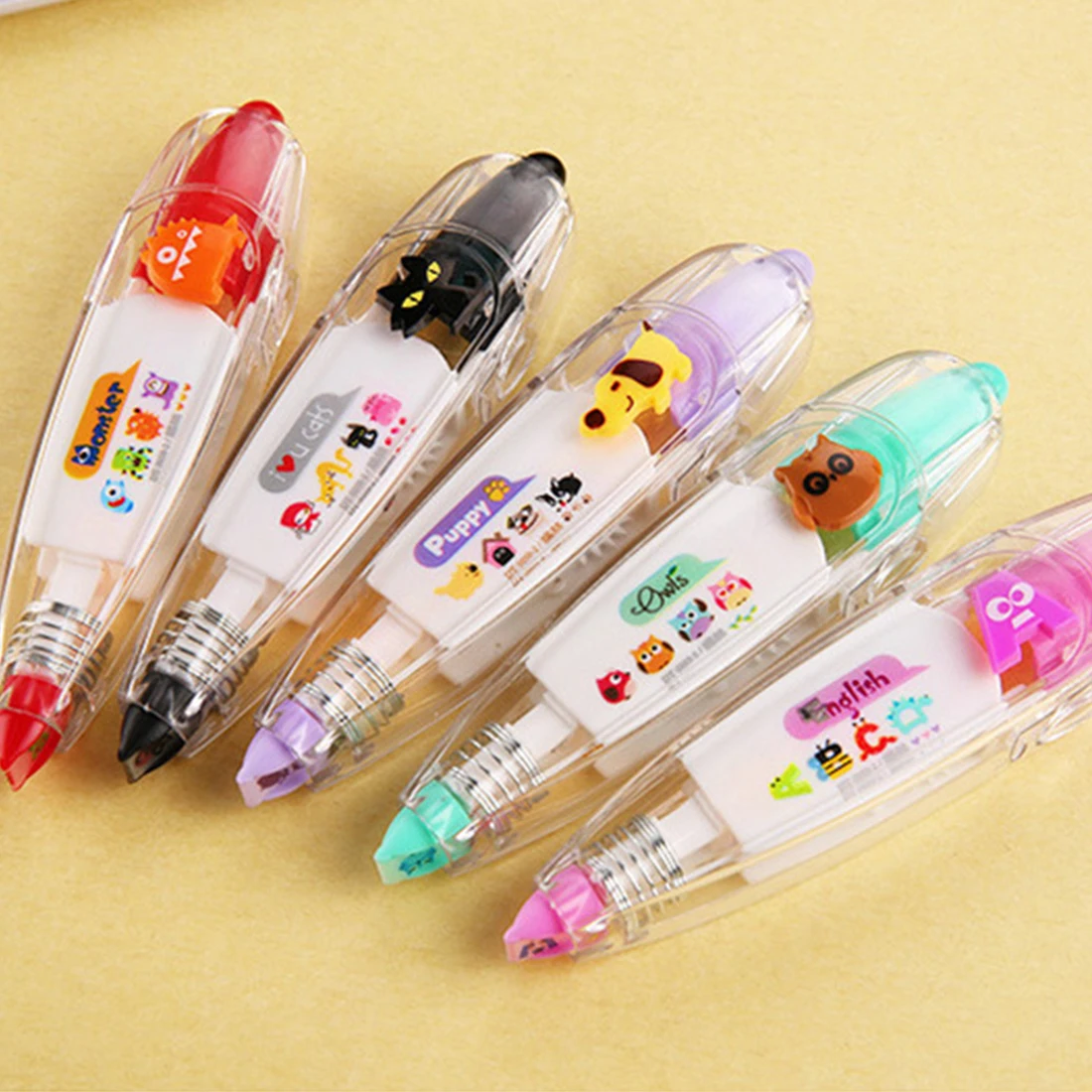 

FUN Cartoon Floral Sticker Tape Pen Funny Kids Stationery Notebook Diary Decoration Tapes Label Sticker Paper Decor