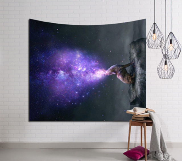 Decoration Home Decor Galaxy Hanging Wall Tapestry Hippie Retro Home Decor Yoga Beach Mat India Decoration Mural Tapiz