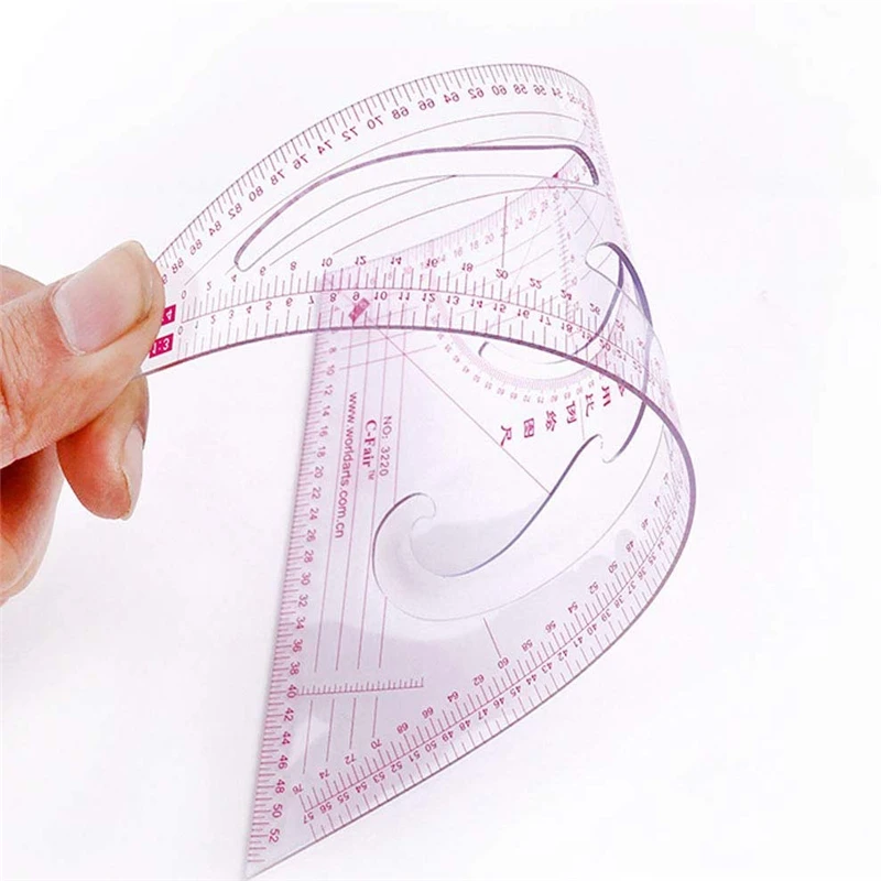 MIUSIE 12pcs French Curve Sewing Set Sewing Ruler Multi-functional Sewing Tools Cutting Ruler Clothing Sample Metric Yardstick best rolling tool box
