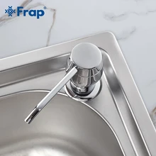 

FRAP Kitchen Sink Liquid Soap Lotion Dispenser Pumps Large Capacity Manually Press Organize Bottle Stainless Steel Head