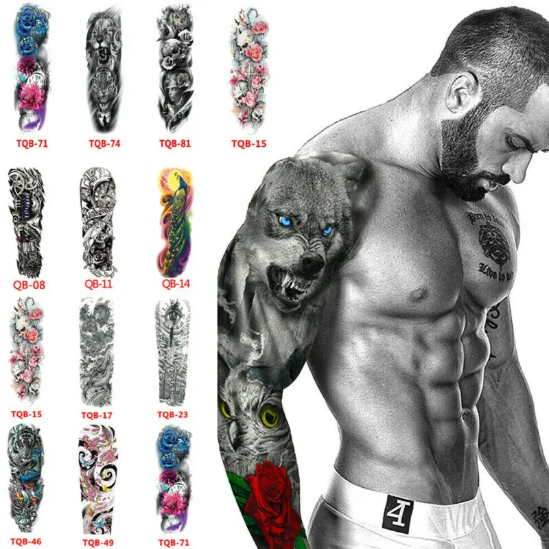 Fashion Temporary Tattoo Stickers Personality Waterproof Full Arm Jumia Nigeria