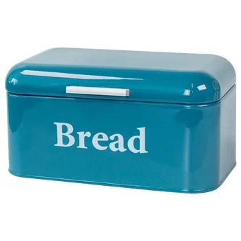 

1Pcs Navy Blue Bread Box Flip Cover Baking Storage Cosmetic Mask Document Multi-function Household 2019NEW Hot 30cm*18cm*15.5cm