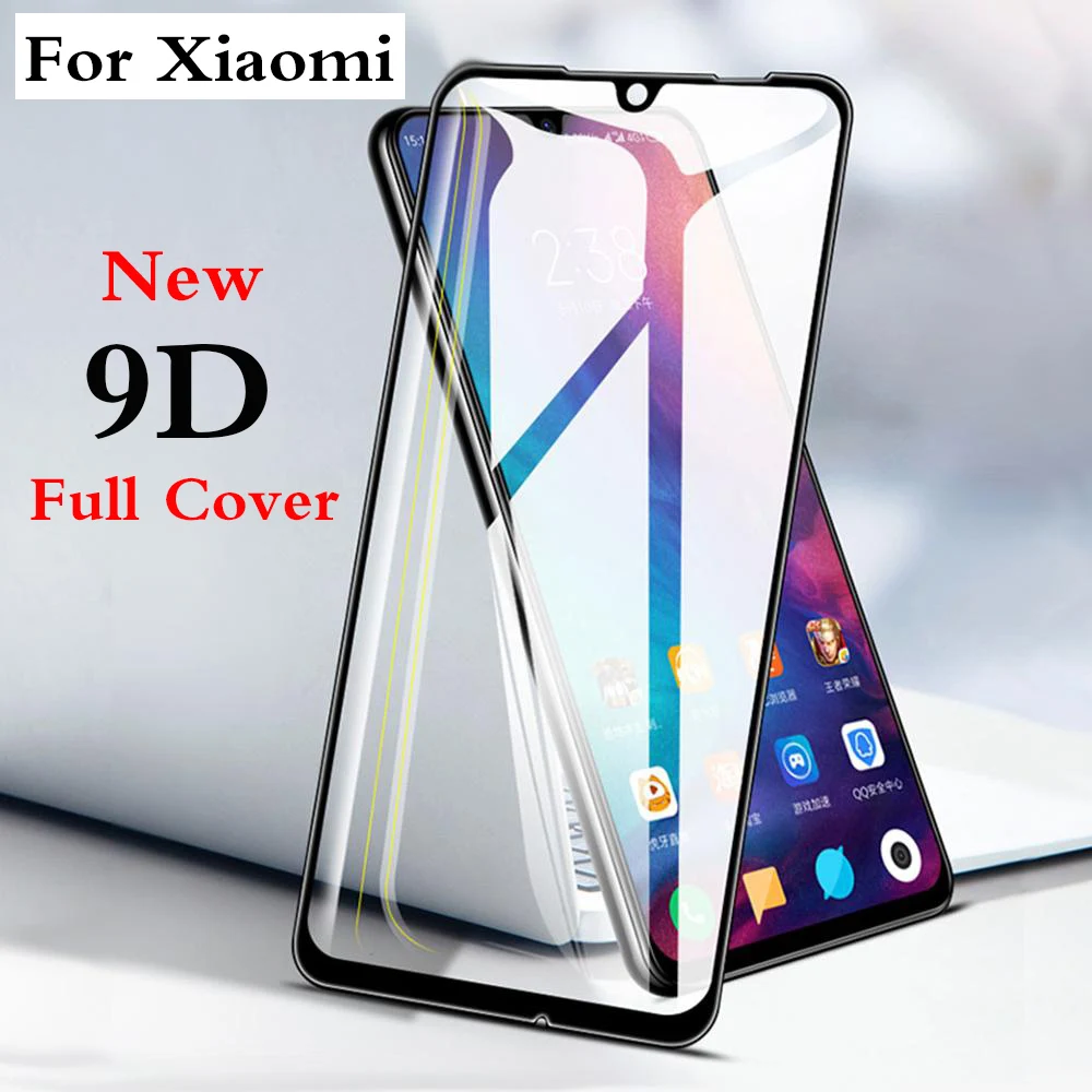 9D чехол из закаленного стекла для телефона Red mi K20 Note 8 7 6 9t Pro 7a 6a защитная оболочка
