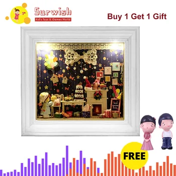 

Interesting Dollhouse Tour Of Dream 3D Assembly DIY Household Creative House Kit