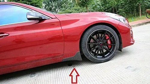Передние Брызговики из углеродного волокна для 13-17 Infiniti Q50 Q50s Q50L JDM