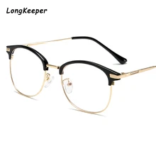 Круглые Женские очки, оправа, очки, прозрачная оправа, металлическая, Ретро стиль, классические, прозрачные линзы, очки по рецепту