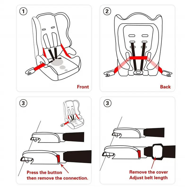 Alwaysme universal einstellbare auto sitz isofix connector latch