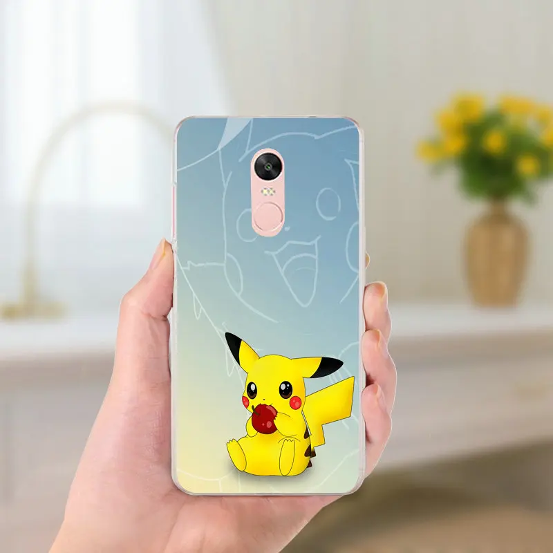 Милые чехлы с рисунком Пикачу для Xiaomi Mi Max 2 3 4 4C 4i 5 5S 5X6 6X8 9 SE A1 A2 Plus Lite, мягкие силиконовые чехлы из ТПУ для телефона
