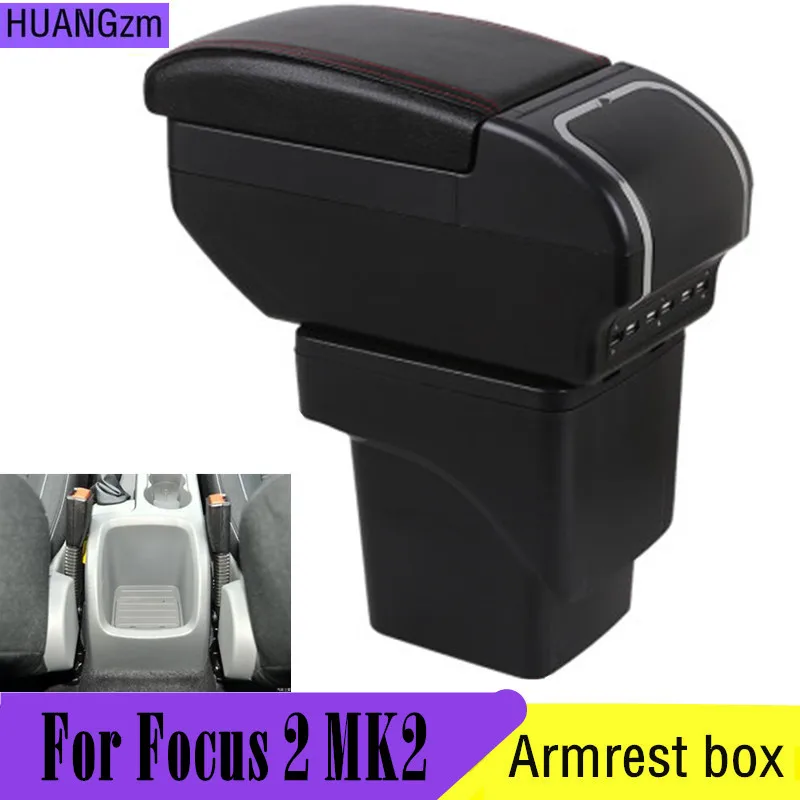 Large Armrest For Ford Focus 2 MK2 2005 2011 Arm Rest Centre Center