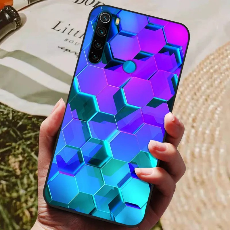 For Xiaomi Redmi Note 8 2021 / 8T Back Cover Silicone Phone Case For Redmi Note 8T Note8T 8 T Funda Note8 Pro Coque Bumper Shell wallet cases Cases & Covers