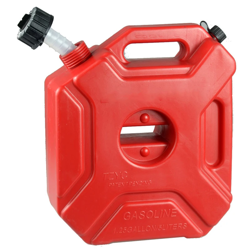 5L Fuel Tanks Plastic Petrol Cans Car Jerry Can Mount Motorcycle Jerrycan Gas Can Gasoline Oil