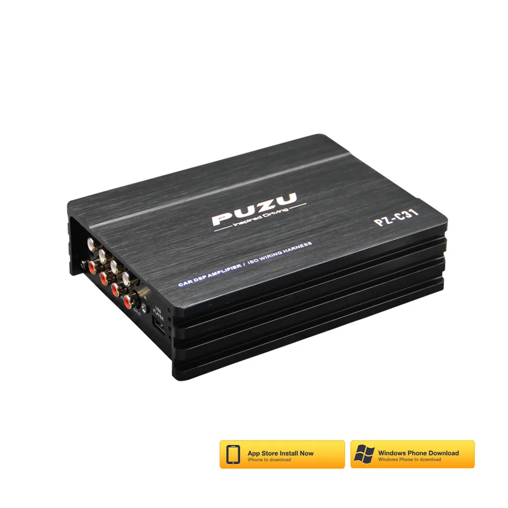 PUZU PZ-C31 ISO Wiring Harness Cable Car DSP Amplifier 4X150W Support PC Tool 31 EQ Android APP Bluetooth Lossless USB Music | Электроника