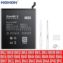 NOHON BM3M BM4E BM3E BM3L BM47 BM22 BN43 BM3B Battery For Xiaomi Mi 4C 5 5S 5X 6 8 Lite Pro 9 SE CC9 Redmi Note 2 3 7 Pro 4 4X 5