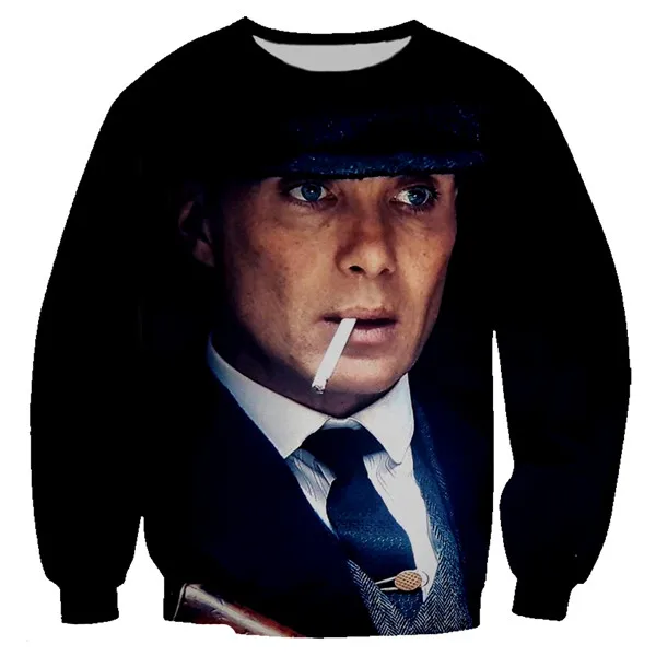 Smoking01 Курить Peaky Blinder 3D печать толстовка в хипстерском стиле крутая уличная худи мужская одежда повседневный спортивный костюм куртка 5X - Цвет: Smoking01