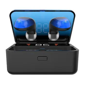 

ES01 TWS Wireless Earbuds Bluetooth Earphone Portable Three-Power With Digital Display Headfrees Headset with Mic 32x24x15mm