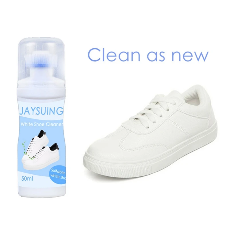 Белая обувь CleanerLeather Cleaner портативная Бытовая химия для очистки студенческой грязной обуви 50 мл