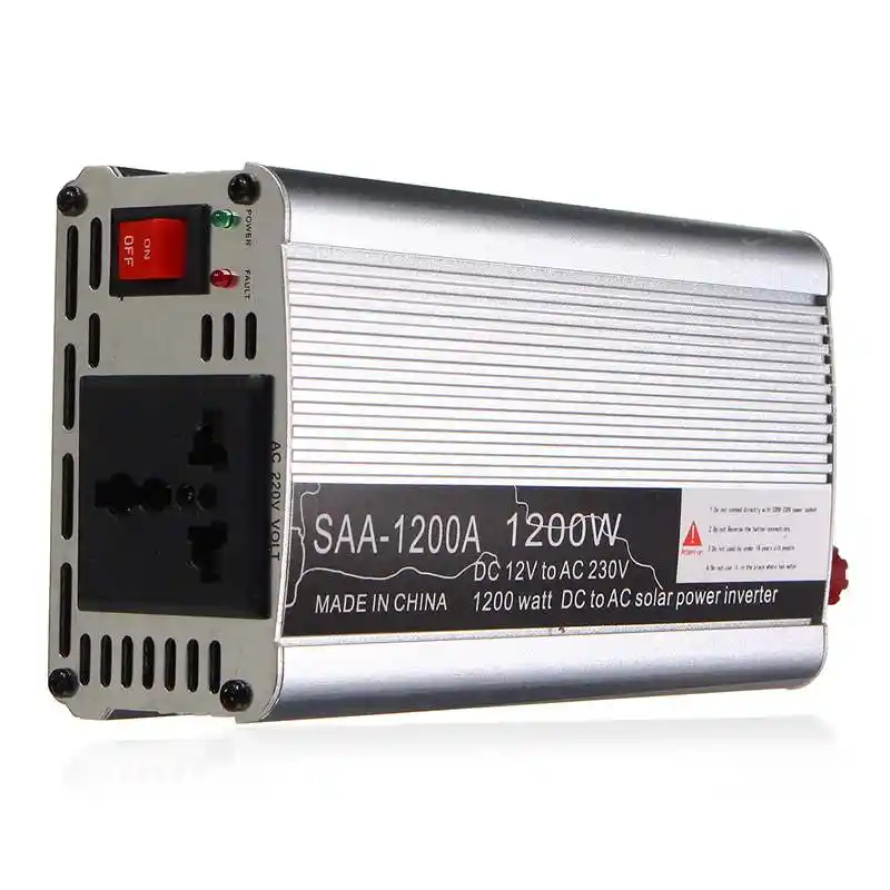 Инвертор 1200 Вт инвертирующий usb-усилитель мощности DC 12 В к AC 220 ...