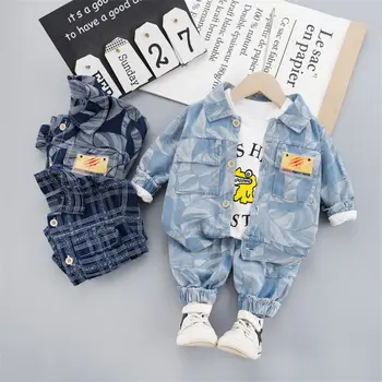 

Spring Autumn Children Fashion Clothes Suit Baby Boys sport camouflage Jacket Shirt Pants 3Pcs/sets Kid Casual Toddler Tracksuit
