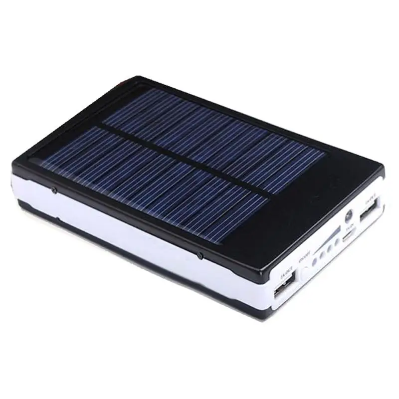 powerbanks (No Battery) 18650 Solar Power Bank Charger DIY Box Poverbank Case Pover Bank QXNF power bank battery