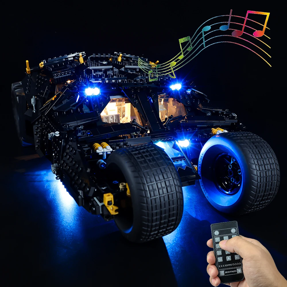 レゴ76240用のLEDライトキット構築ブロックbatmobileタンブラー 