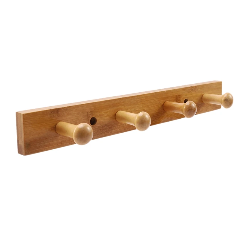 

Nordic Style Solid Wood Hook Door Hanger Wall Hanging Rack Decorative Coat Key Storage Hooks Beech Wood Rack Decorative Wood Wal
