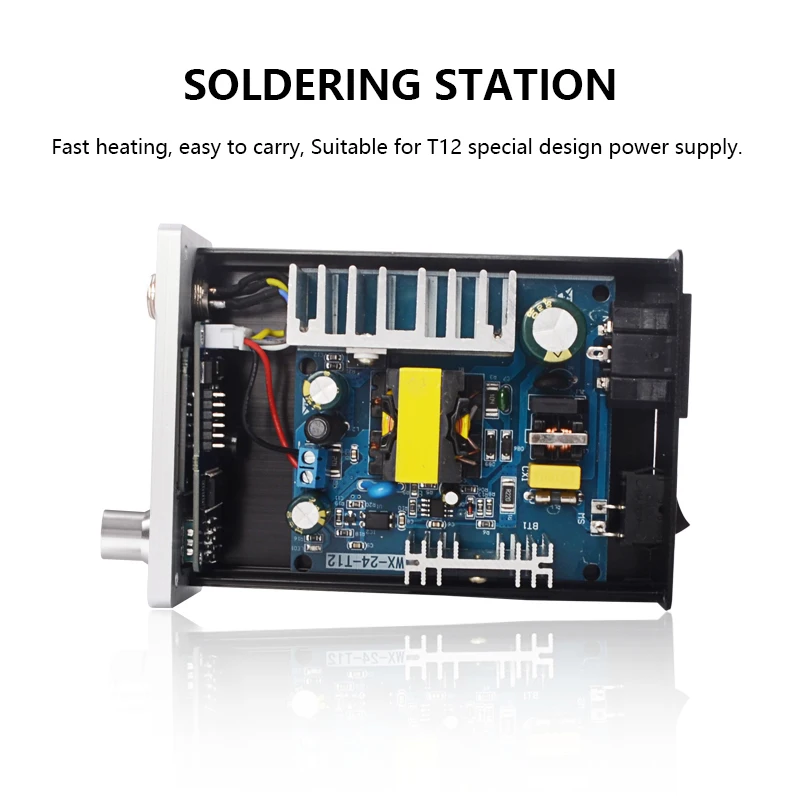 T12 Soldering Station  2.1S OLED 1.3 Display Adjustable Temperature Digital Soldering station  Soldering Tips Welding Tools 36