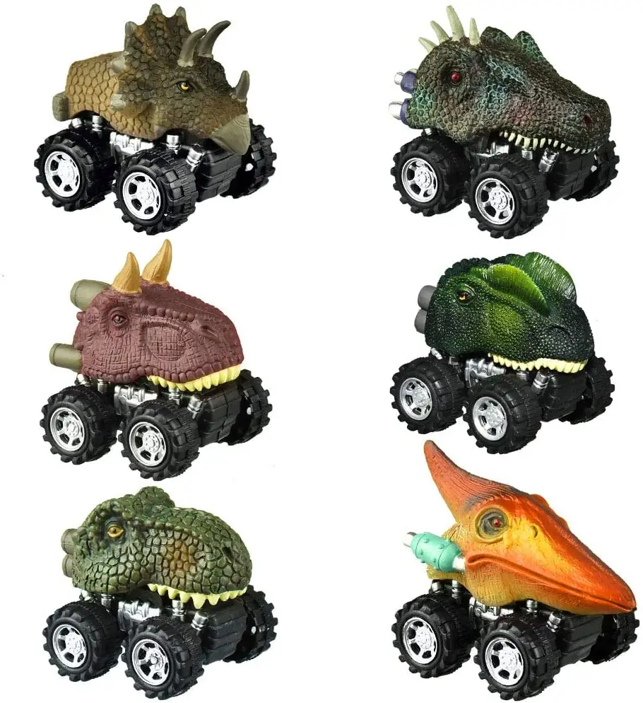 

Dinosaur Toys for 3-6 Year Old Boys Pull Back Dinosaur Cars for Kids Pull Back Vehicles Toys Cars Dinosaurs Party Favor