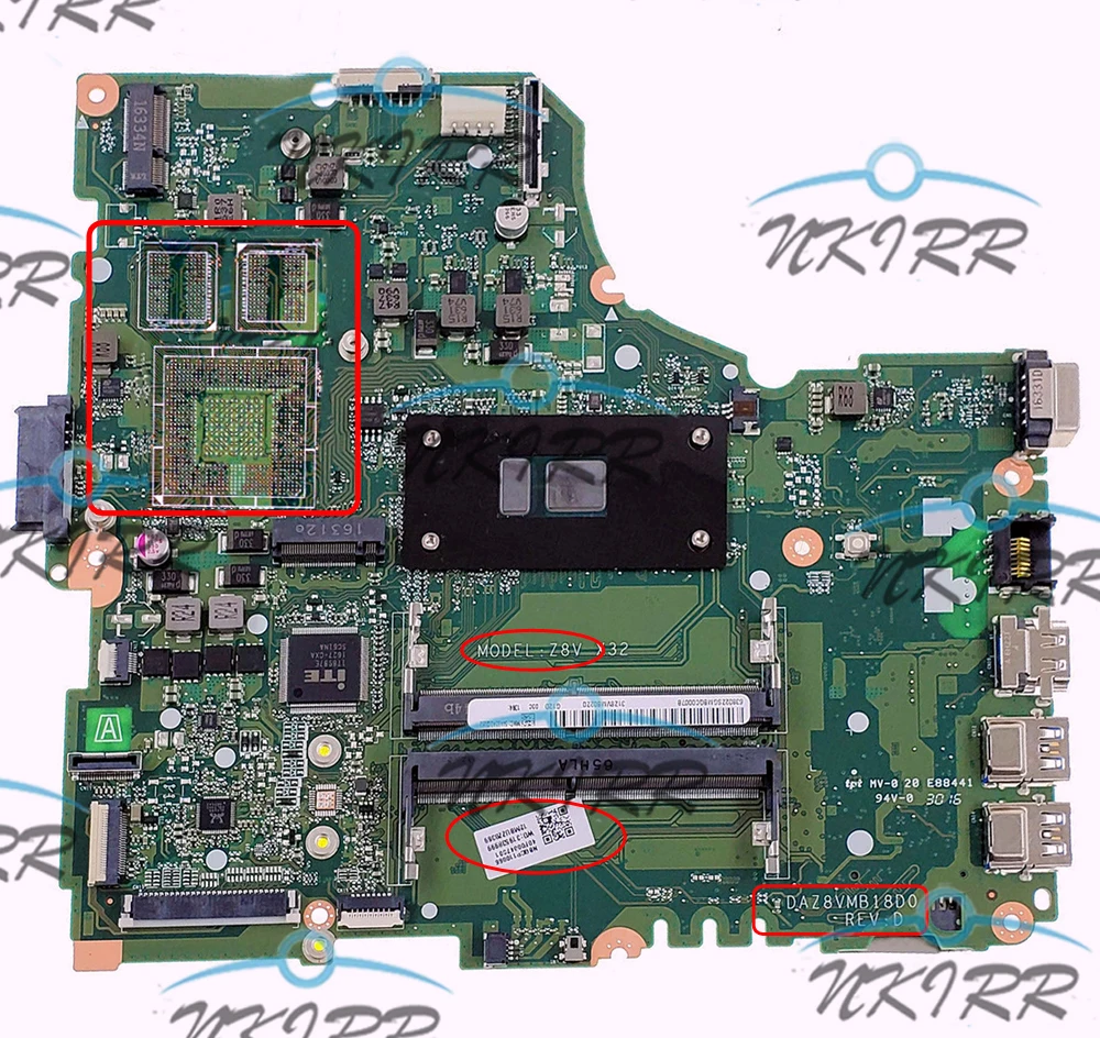 DAZ8VMB18D0 DAZ8VMB18C0 Z8V X32 NBGCU11001 I7-6500U motherboard for Acer Aspire E5-475G TravelMate P P249 TX40-G2 K40-10 P249-MG