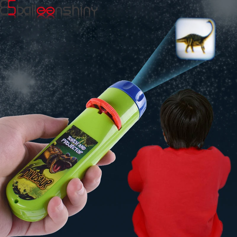 BalleenShiny детский сон история флэш-светильник Проекционные игрушки дети мини Led мультфильм лампа подсветки ребенка раннего образования игрушки подарки