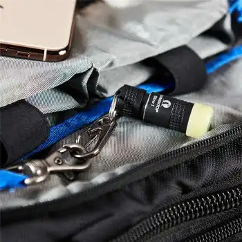 

LUMINTOP GLOW 40LM Turboglow Head EDC Keychain Flashlight Built-in 3.7/80mAh 10180 Mini LED Torch Lamp Lantern