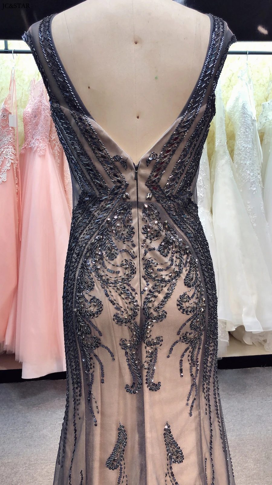 Vestidos de festa longo, новинка, кружевное темно-синее сексуальное вечернее платье русалки, роскошное бальное платье, настоящая фотография, abiti da cerimonia da
