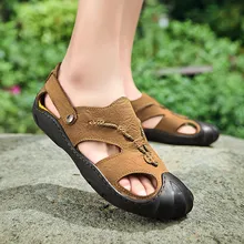 Новая мужская обувь мужские сандалии Летняя Мужская обувь пляжные сандалии модные мужские Открытый Повседневное кроссовки с волнообразным краем; zapatos de hombre 12,3