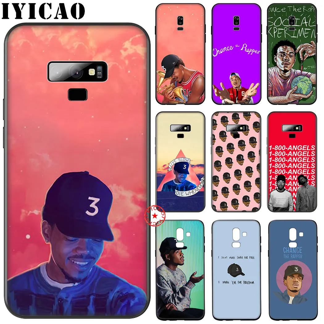 Черный мягкий силиконовый чехол Rapper Chance для samsung Galaxy A70S A20E A2 J4 J6 Core Plus Prime J7 Duo J8 из