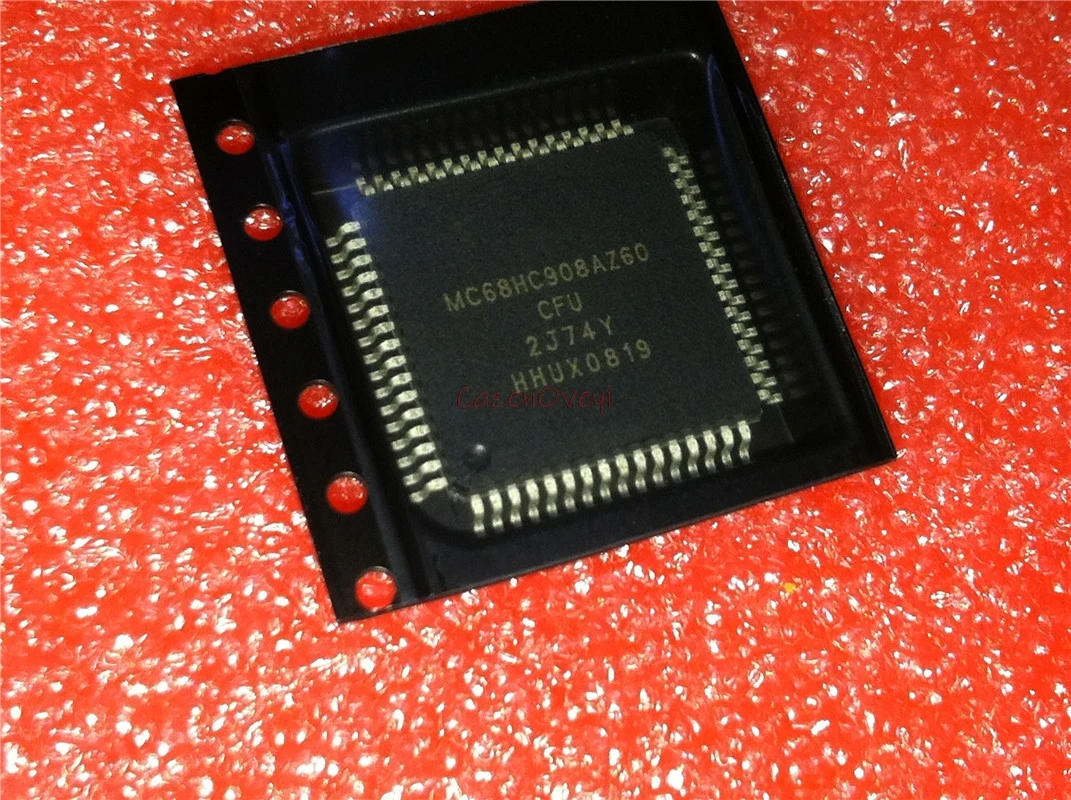2 шт./лот MC68HC908AZ60CFU 2J74Y MC68HC908AZ60 MC68HC908 QFP-64