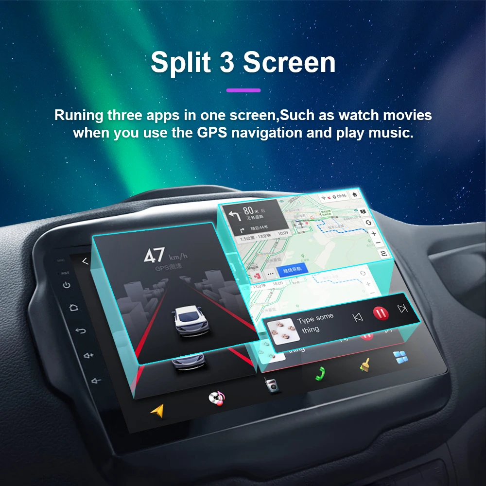 OKNAVI Android 9.0 Car Radio Player For Subaru Forester 2004-2006 2007 2008 2 din Auto Navigation SWC Bluetooth Carplay Stereo