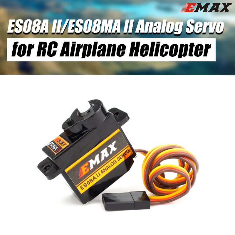 Emax 8 6g Высокочувствительный Мини Sub Micro Servo ES08AII ES08MA II Аналоговый сервопривод