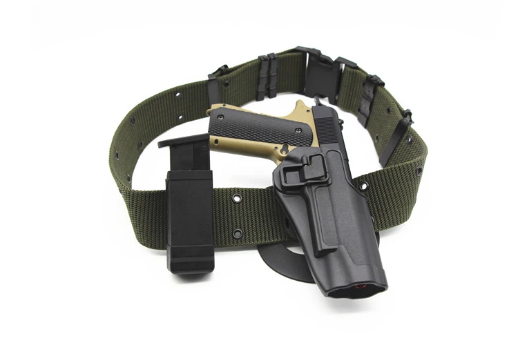 Военная CQC для Кольт 1911 Тактическая Кобура Правая рука пояс левая рука пистолет кобура для 1911 pistola аксессуары для страйкбола