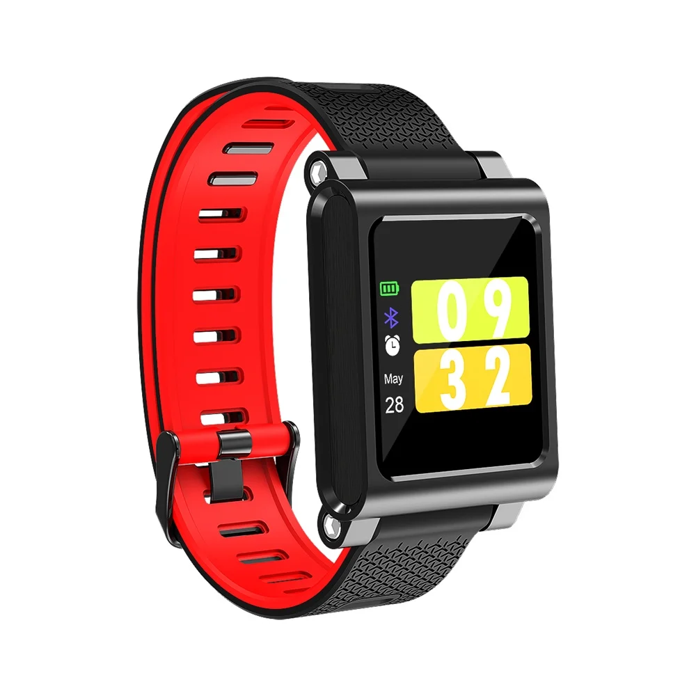 Red 696 Bluetooth Смарт-браслет K8 умный Браслет пульсометр Монитор артериального давления IP67 водонепроницаемый спортивный фитнес-трекер Smartband - Цвет: Red