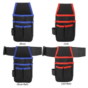 

Polyester Toolkit Screwdriver Drill Hardware Parts Storage Tool Bag Multi-function Waist Pack Tools Packaging Supplies