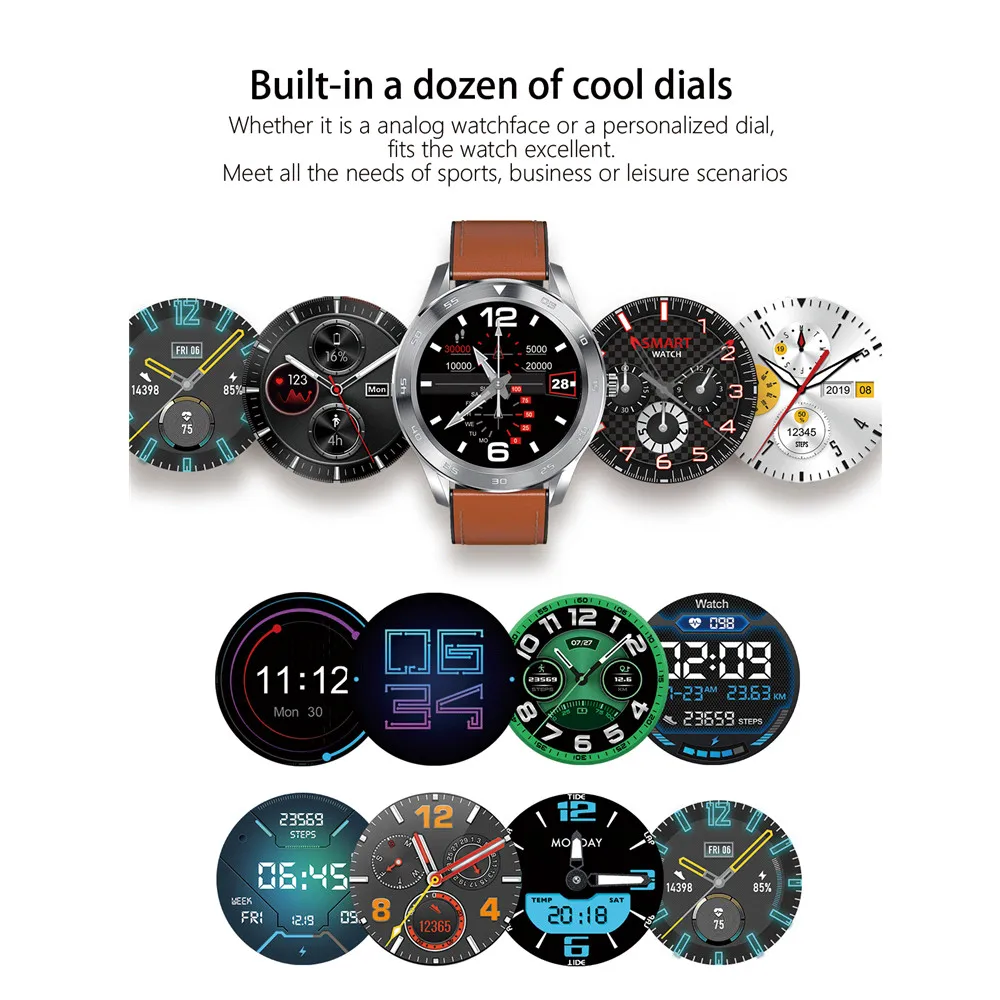 DT98 Смарт-часы для мужчин ЭКГ+ PPG монитор сердечного ритма и артериального давления IP68 Водонепроницаемый умный браслет Android IOS для HUAWEI Watch 2 GT