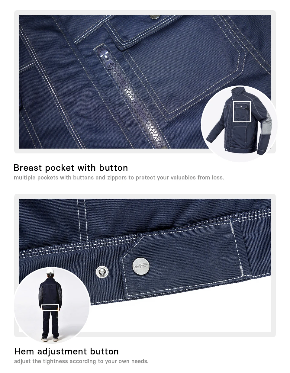 B217workwear утепленная мужская зимняя куртка Рабочая одежда с несколькими карманами ветрозащитная теплая плюс куртка механическое строительство зимнее пальто
